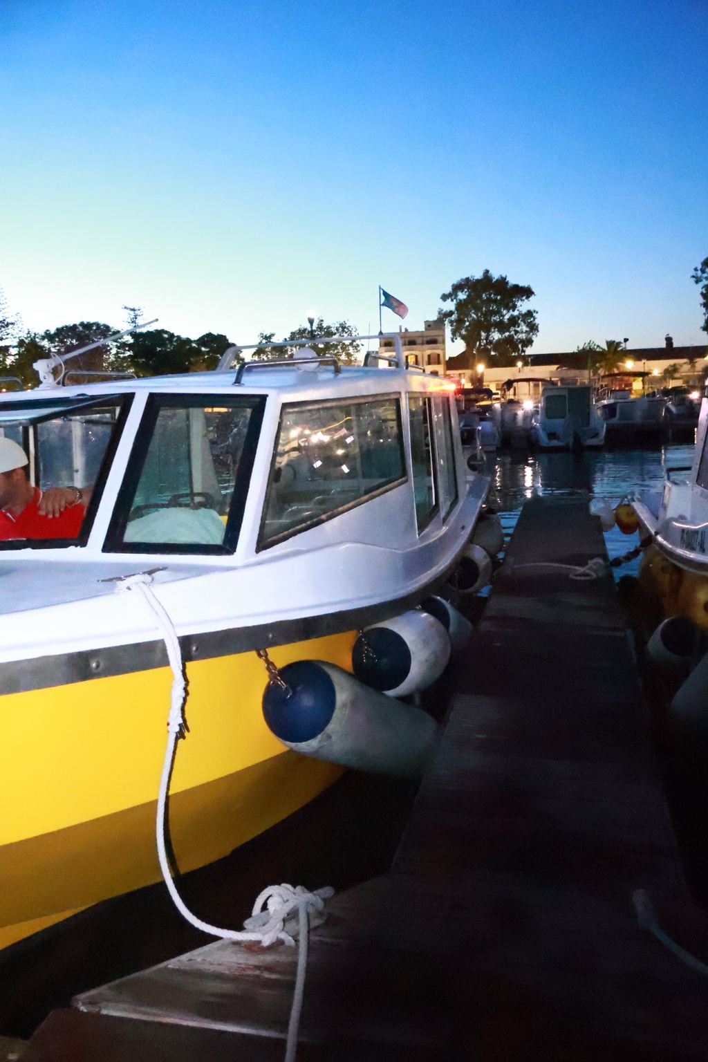 Barco Algarve Formosa Tour no cais