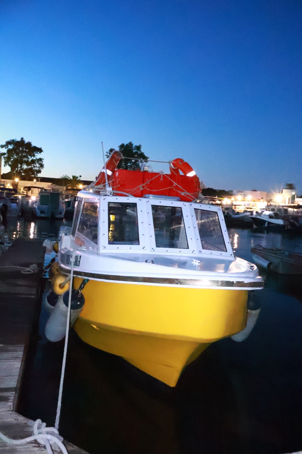 Frente do barco Algarve Formosa Tour